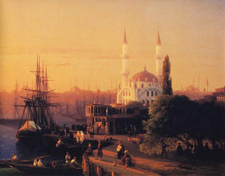 Ivan Aivazovsky Constantinople France oil painting art
